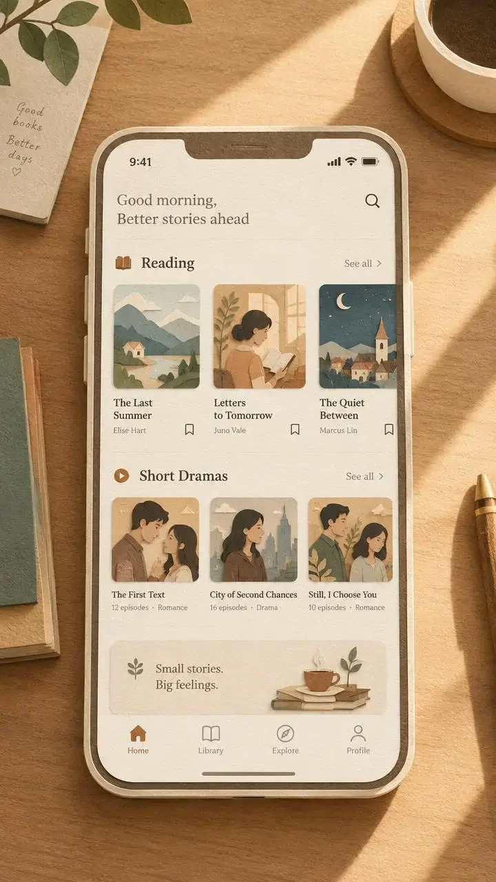 黄果短剧免费版 APP 界面预览